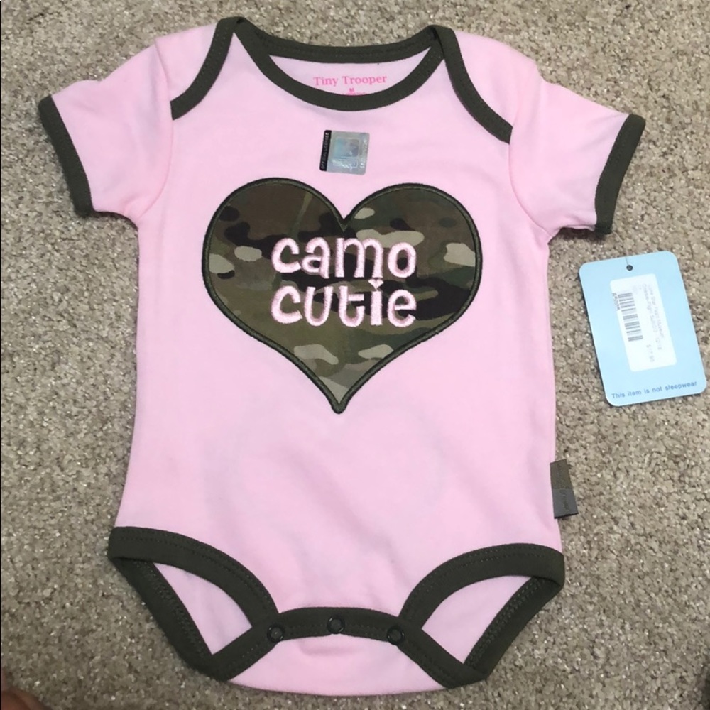 Camp Cutie 3/6 Month Onesie